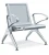 Import Hospital waiting chair/stainless steel airport link chairs / public beam seating from China