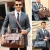 Import Hot Aliexpress PU Leather laptop Black Briefcase for men Male Vintage Shoulder Bag mens business laptop bag leather briefcase from China