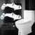 Import Hot and cold dual nozzle toilet bidet non electric bidet from China