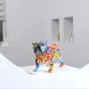 hot sale animal figurine French dog statue resine sculpture