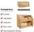 Import HOT sale Bread Box bamboo storage boxes &amp; bins with Lid and Clear Front Window from China