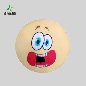 Hot Sale Custom Smile Soft Plush Emoji Pillow baby toy