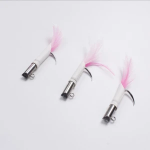 Hot sale fish lures feather tuna hooks