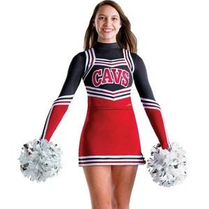 Hot Sale Full sleeve Cheerleader Uniform / Cheap Cheer leading Uniforms