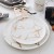 Import Hot Sale Handmade Exquisited Porcelain Dinnerware Set Marble Luxury Ceramic Dinner Set With Cofffee Mug from China