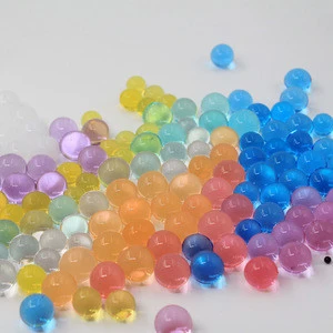 Hot sale kids toys magic colorful expanding water beads gel crystal soil beads for water plant