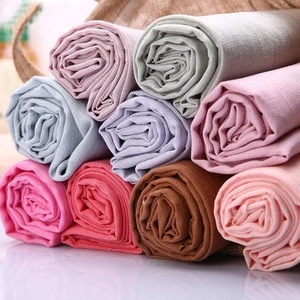 Hot sale linen rayon fabric for sewing blouse or dress for Summer