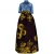 Import hot sale new style wax print fabric african dress designs traditional long women skirt from China