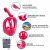 Import Hot sale Outdoor sport diving swimming scuba free breath full mask snorkel set adult from China
