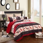 hot sale professional quilt manufacturers 3d printed patchwork quilt cover bedding sets