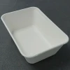 Hot Sale Take away Sugarcane pulp Lettuce Clamshell Vegetable Packaging Container Box