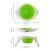 Import Hot Sale Thickened Plastic Strainer Wash Basket Silicone Kitchen Collapsible Colander from China