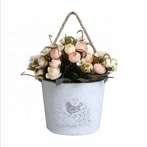 Hot Sale wall mounted metal hanging flower plant pot