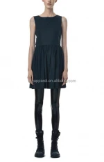 hot sale women clothes designs/classical  sleeveless tie back dress