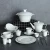 Import hot selling bone china Spice jar sugar creamer pot ceramic kitchenware from China