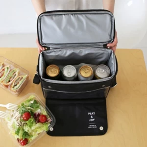 Hot-selling custom printing recycle lunch bag ice cooler bag for picnic