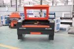 Hot selling Jeans cloth pattern engraving CNC window wall paper making machine CO2 Reci laser tube source 1390