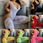 Hot Selling Lace Sleep Wear Fashion Clothing Womens Clothes 2021 Women One Piece Jumpsuits And Rompers