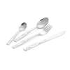Hot Selling Products Manufacturers Bulk Wedding Reusable Knife Spoon Fork Gold Stainless Steel Cutlery Silverware Flatware Set