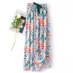 Hot Selling soft  Women Casual Stretch Comfy Cotton Pajama Pants Simple Lounge pants