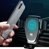 Hot selling universal 10W stand smartphone mounting bracket air vent gravity magnetic wireless qi charging car phone holder