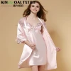 Hot Sexy,100% Silk Satin Sleepwear, Womens Silk Nighty Sleepwear