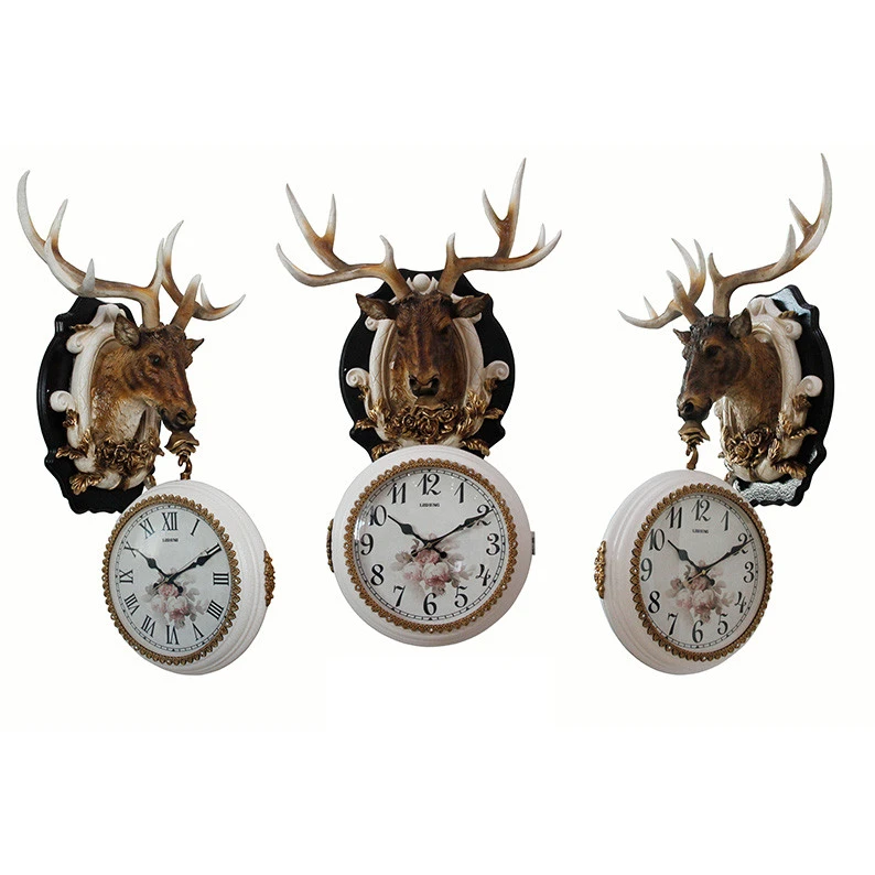 Hotel lobby &amp; home resin deer animal head wall hanging decoration H298