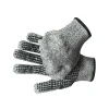 HPPE Cut Resistant Gloves with Silicone Dots dotted on Palm