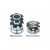 Import Hyderon Round Double layers Metal Tube Inserts Threaded View Metal Spring Threaded Insert Furniture Connector Hardware from China