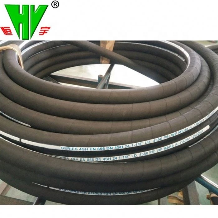 Hydraulic rubber pipe hengyuflex hose 4sp/4sh