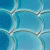 Import Ice Crack Glazed Fishscale Green Fish Scale Wall Small Ceramic Mosaic Tiles from China