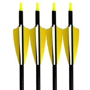 ID6.2mm fiberglass archery arrows for hunting or targert shooting by  recurve bow and compound bow