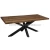 Import Industrial Commercial Metal Legs Bar Hotel Spider Shaped Dining Table With Solid Wood Top from India