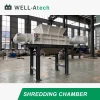 Industrial Double Shaft Shredder E Waste Newspaper Cardboard Plastic Drum Vegetable Shredding