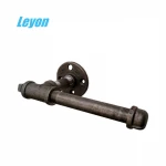 industrial steampunk vintage retro decor flange wrought iron metal tube furniture toilet paper holder