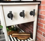 Industrial Style Iron Pipe Fitting Hook Wall Mounted Home Decoration Hanging Clothes Coat Pants Wall Hooks