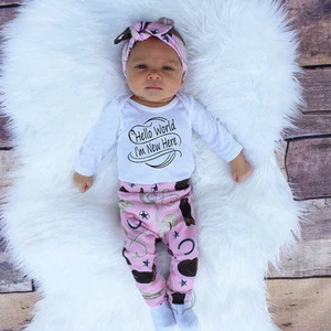 Infant Baby Girl Organic Cotton Pajama Set From India Clothing Factory