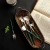 Import Ins Peacock Green Gold Portuguese 304 Stainless Steel cutlery Customized Logo Knife Fork Spoon Chopsticks Western Food Set from China