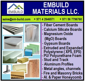 Insulation materials/ Other heat insulation materials/ Hot and cold insulation materials + 971 56 5478106