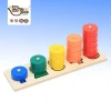 Intelligent mathematics educational wood toy colors abacus
