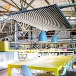 Interior decoration material PET soundproof acoustic ceiling tiles