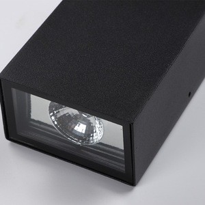 IP54 waterproof rectangle outdoor wall light up and down spot light for outdoor