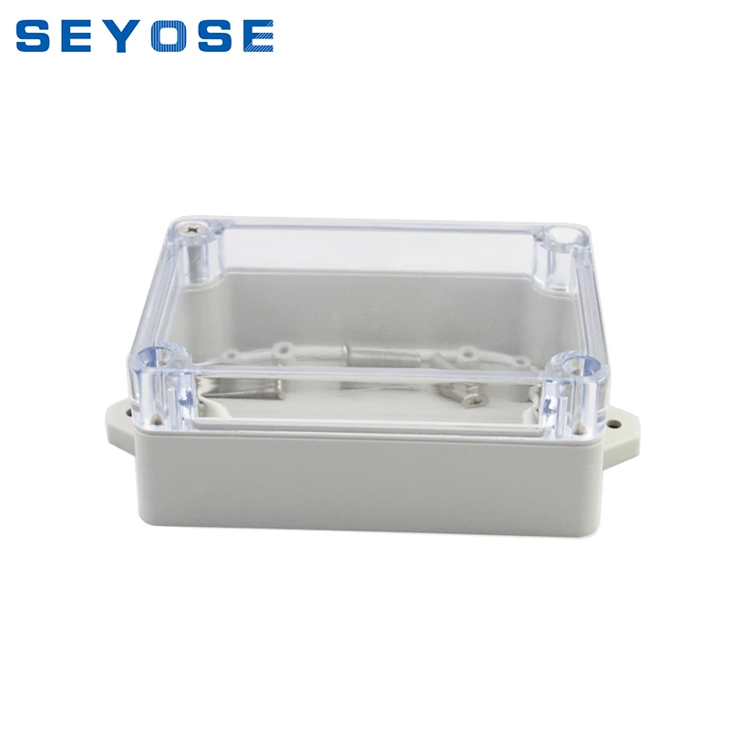 IP65 Waterproof ABS Plastic Electronic Enclosures with Transparent Cover 100*68*40mm lcd enclosures