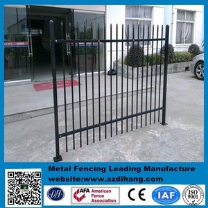 Iron Fences Prefabricated/Cheap Wrought Iron Fence Panels for Sale/Metal Fence Panels