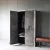 Iron Frame Industrial Loft Retro Big Wardrobe Cabinet for Hotel Project Vintage Cool Fashion Style Wardrobe For Bedroom