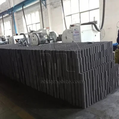 ISO Approved Carbon Graphite Rod Processing by Nhdgraphite