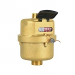 ISO4064 Class C R160 Brass Body Volumetric Rotary Piston Liquid Sealed water meter