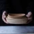 Import Japanese rubber wood boat-shaped oval wooden bowl dessert breakfast salad bowl dessert fruit plate creative tableware whole wood from China