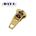 Jeans 4GY/4.5YG/5YG brass  invisible chain zipper slider/zip reversible plastic metal chain nickel alloy zipper slider for shoes