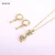 Import JHT160 Wholesale 18K gold plated jewelry set fashion Zircon Finger earrings necklace set from China